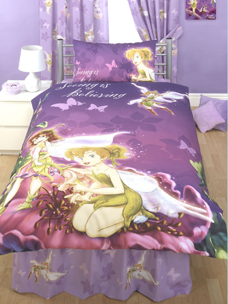 Disney Fairies Duvet Cover and Pillowcase Single Seeing is Believing Design Bedding Special Low Price!