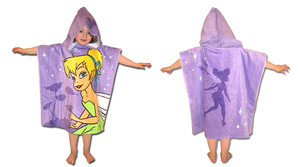 disney Fairies Hooded Poncho Towel