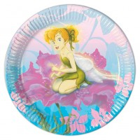 Disney Fairies Party Plates - 8 in a pack