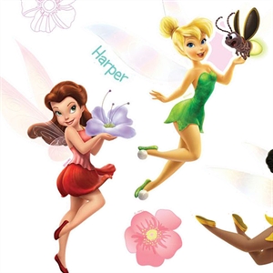 DISNEY Fairies Personalised Wall Stickers