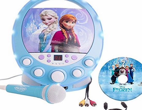Disney Frozen CDG Karaoke Machine with Lights - 66227