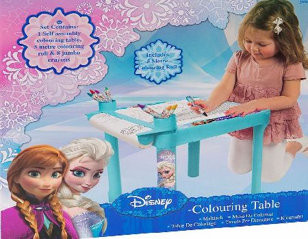 Disney Frozen colouring table