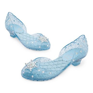 Disney Frozen Elsa Shoe For Kids Girls for costume, fancy dress --- UK Size 11/12