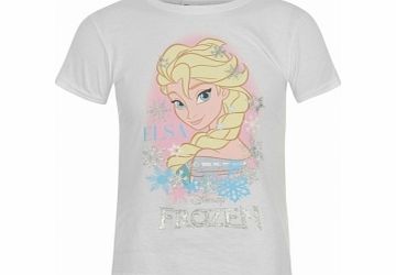DISNEY Frozen Elsa T-Shirt Age 5-6