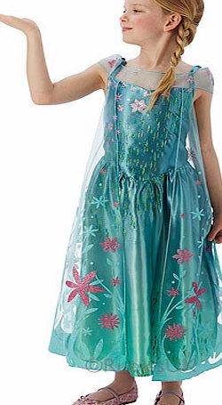 Disney Frozen Fever Elsa Dress - Medium (Age 5-6)
