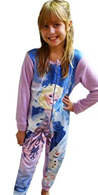 Disney Frozen Girls Onesie - Size - 6-7 Years - Purple