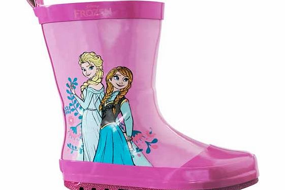 Disney Frozen Girls Pink Wellies - Size 8