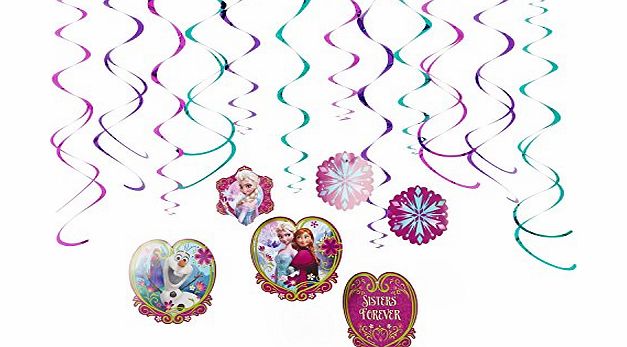 Disney Frozen Hanging Swirls (Pack of 12)