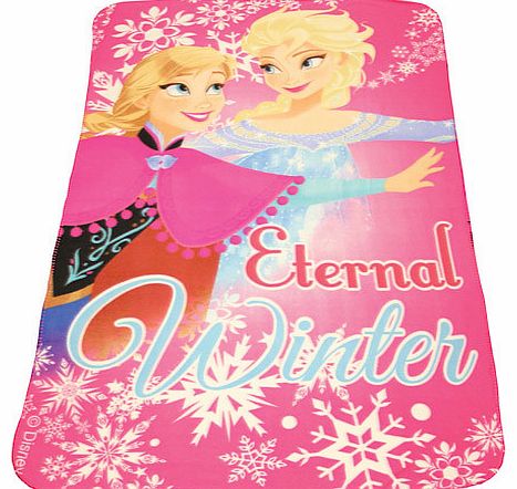 Disney Frozen Pink Fleece Blanket