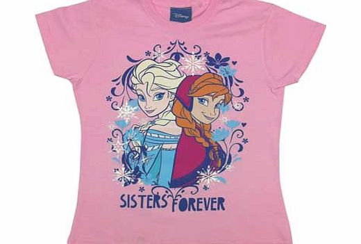 Disney Frozen Pink Sisters T-Shirt - 3-4 Years