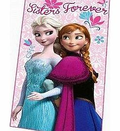 Disney Frozen Sisters Forever Fleece Blanket, Pink