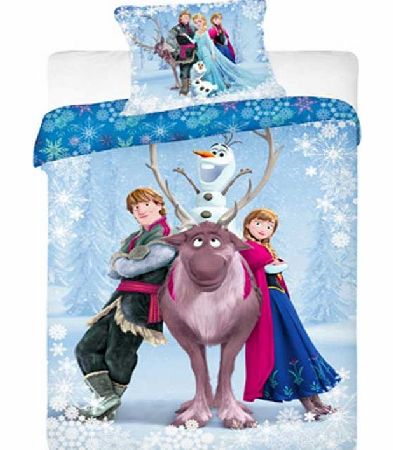 Disney Frozen Sven Single Cotton Duvet Cover and