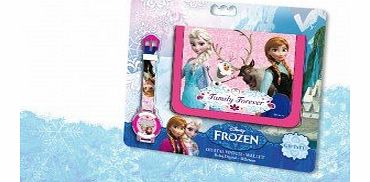 Disney Frozen Watch and Wallet Gift Set