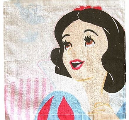 Girls Disney Princess Super Soft Face Wash Cloth Flannel Towel (Snow White)