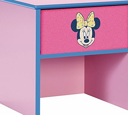 Disney Hello Home Disney Minnie Mouse Bedside Table