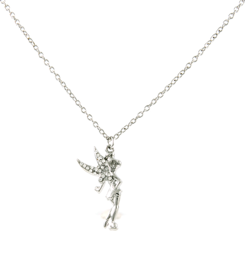 Disney Jewellery Diamante Tinkerbell Pose Necklace from Disney