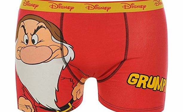 Disney Mens Single Boxer Short Mens Grumpy M