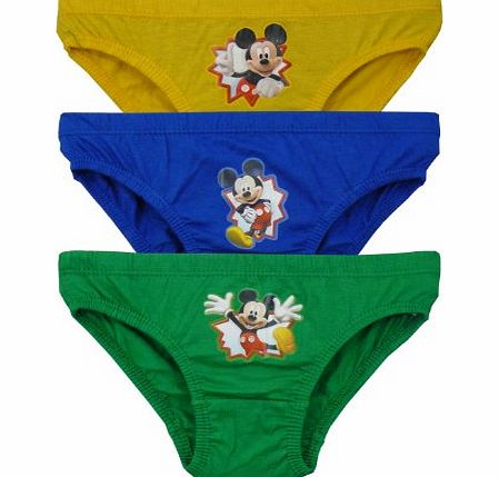 Disney Mickey Mouse 3 Pack Boys Pants / Briefs - 18-24 Months