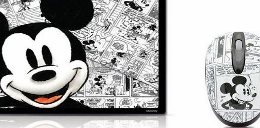 Disney Mickey Mouse Black amp; White Mini Mouse amp; Mouse Mat Pad Set PC Computer