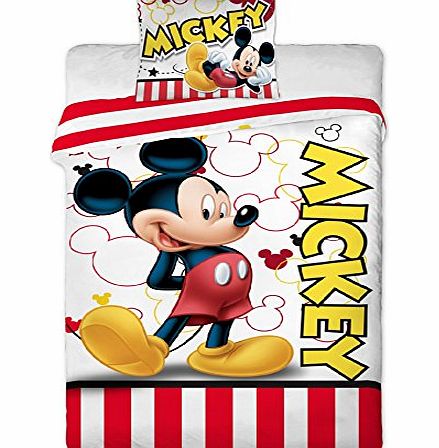 Disney Mickey Mouse Oh Boy Single Duvet Cover Set