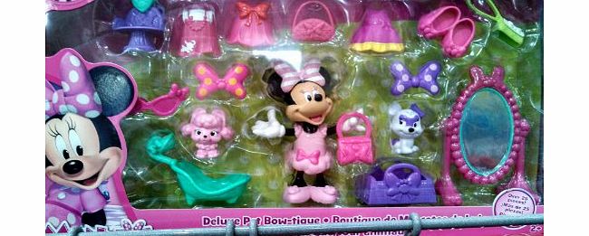 Disney Minnies Deluxe Dress amp; Style Pet Bow-tique by Fisher Price