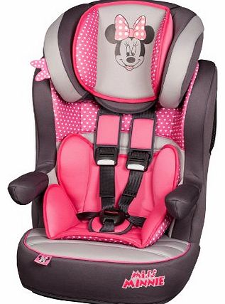 Disney Miss Minnie Mouse Imax Highback Booster Car Seat package with ebabygoods child view mirror