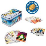 NEW! Club Penguin Card-Jitsu trading cards and tin with 54 cards plus 6 code cards