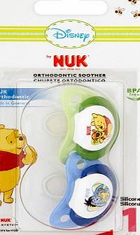 Disney NUK Winnie The Pooh Orthodontic Soother - 0-6