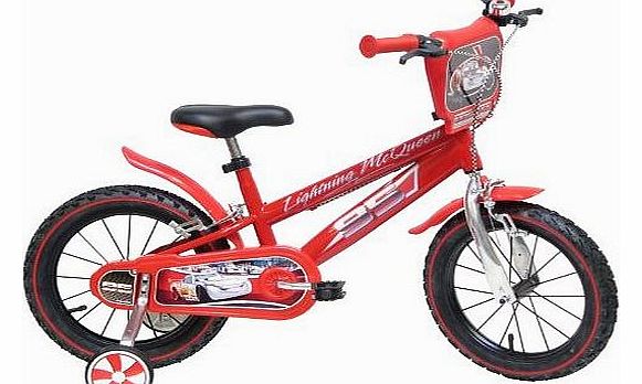 Official 12`` Disney Cars Bicycle BMX Bike With Stabilisers