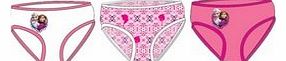 OFFICIAL DISNEY FROZEN 3 PACK BRIEFS UNDERWEAR PANT KNICKERS AGE 2-3 Years