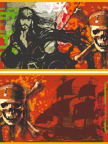 Pirates of the Caribbean Self Adhesive Wallpaper Border 62124