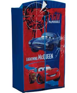 Pixar Cars 2 Fabric Wardrobe - Blue
