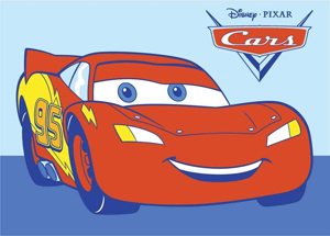 disney Pixar Cars Lightening McQueen Rug