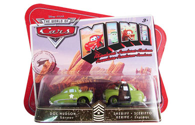 Pixar Cars Mini Adventure - Doc Hudson and Sheriff