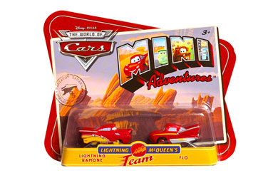 disney Pixar Cars Mini Adventures - Lightning Ramone and Flo