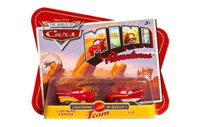 Pixar Cars Mini Adventures - Lightning Ramone and Flo