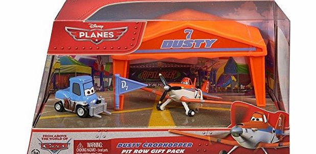 Disney Pixar Planes Dusty Crophopper Pit Row Gift Pack