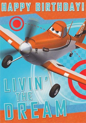 Disney Planes - Birthday Card