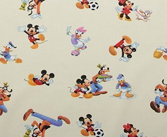 Disney Playout - Licensed Disney Cartoon Marvel DC Looney Toons Original Childrens Comic Character 100 Cotton Curtain Bedding Fabric