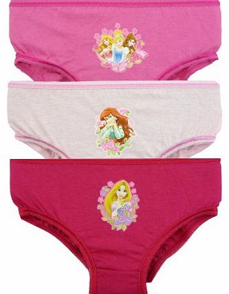 Disney Princess 3 Pack Girls Pants / Knickers - 2-3 Years