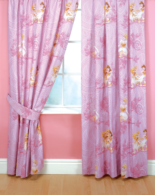 Disney Princess Curtains ` Sparkle`Design 54 Drop - Great Low Price