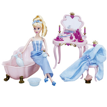 Doll and Bathroom Set - Cinderella