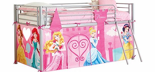 Disney Princess Hello Home Mid Sleeper Dress it Up Bed Tent, Pink