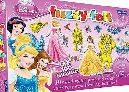 Disney Princess John Adams Fuzzy-Felt Disney Princess