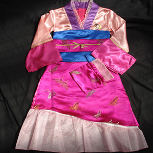 Disney Princess Mulan costume Age 3-4