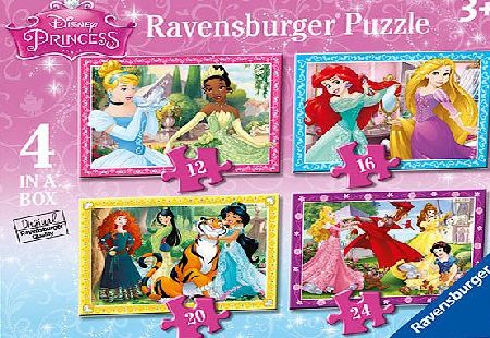 Disney Princess Ravensburger Disney Princess 4 In a Box Puzzles