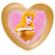 disney Princess Royal Heart -Shaped Plates 8Pk