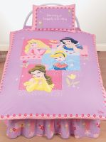 Disney Princess Single Duvet Cover and Pillowcase