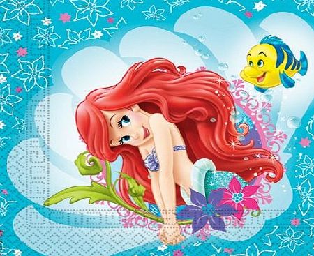 Disney Princess The Little Mermaid Luncheon Napkins (Pack of 20)