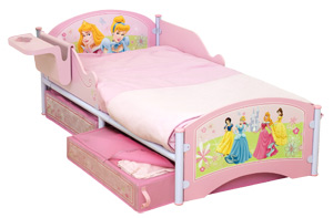 disney Princess Toddler Bed with Storage